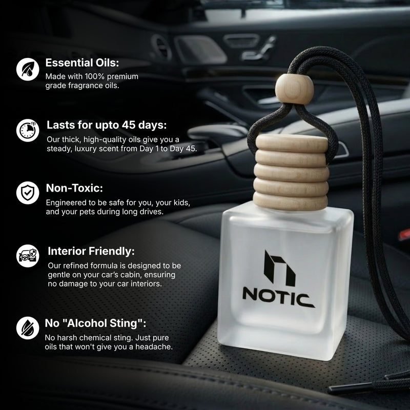 Pure Comfort - Hanging Car Perfumes (Pack of 4)