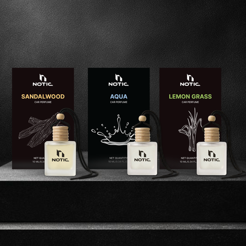 Fruit & Ice - Hanging Car Perfumes (Pack of 3)