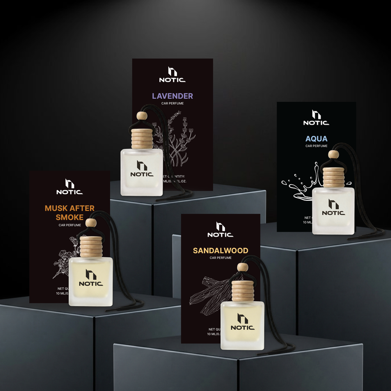 The All Rounder - Hanging Car Perfumes (Pack of 4)
